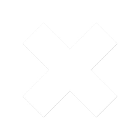 Ergomat DuraStripe Supreme 6inx6inx2in Rounded Xfts Red, 30PK DSV-XR6-R-KIT